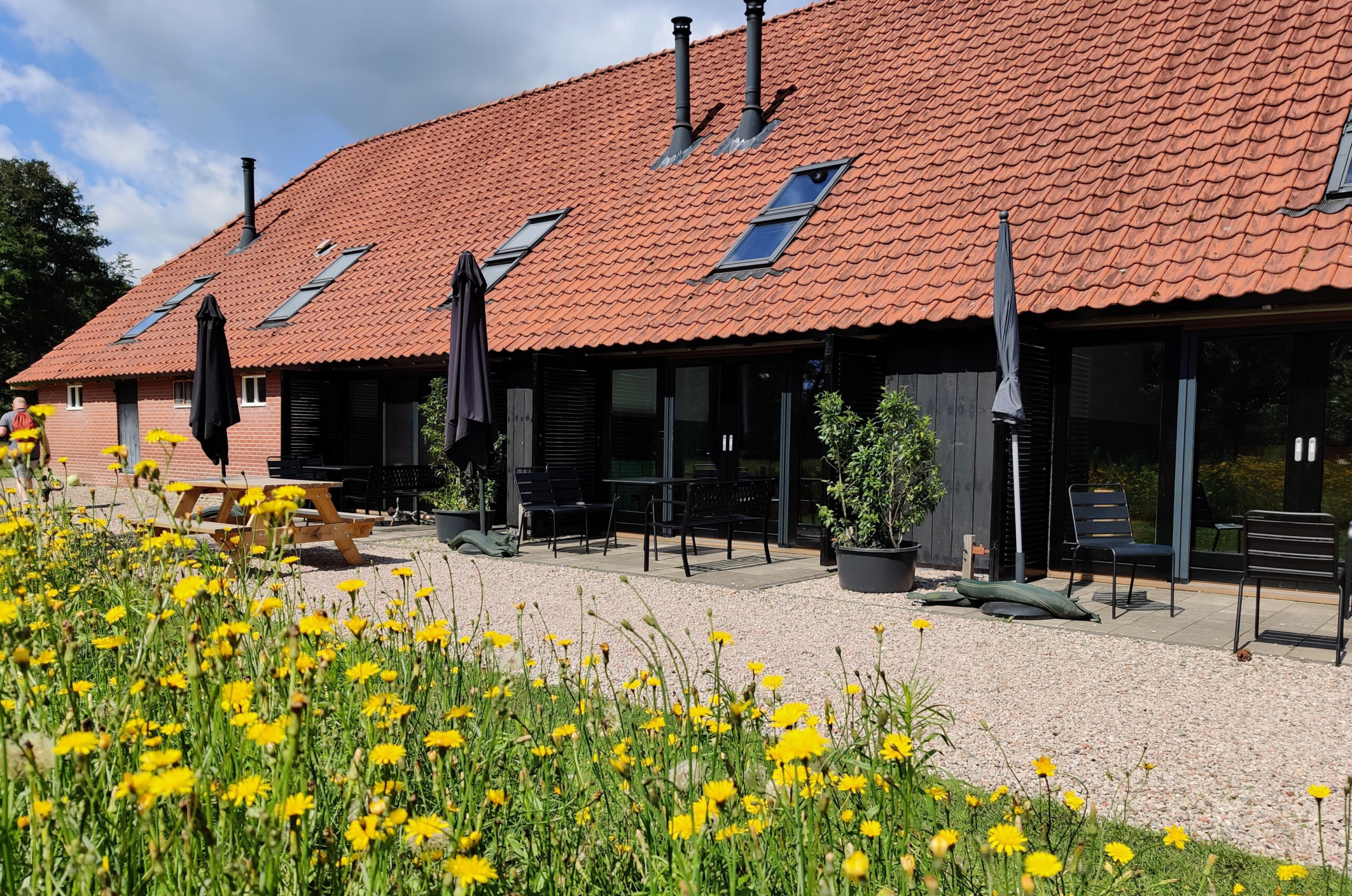 Buitenaanzicht accommodatie in Delden.